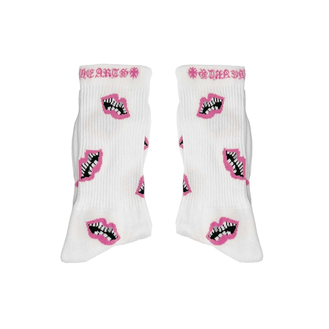 Chrome Hearts x Matty Boy Socks Pink Chomper