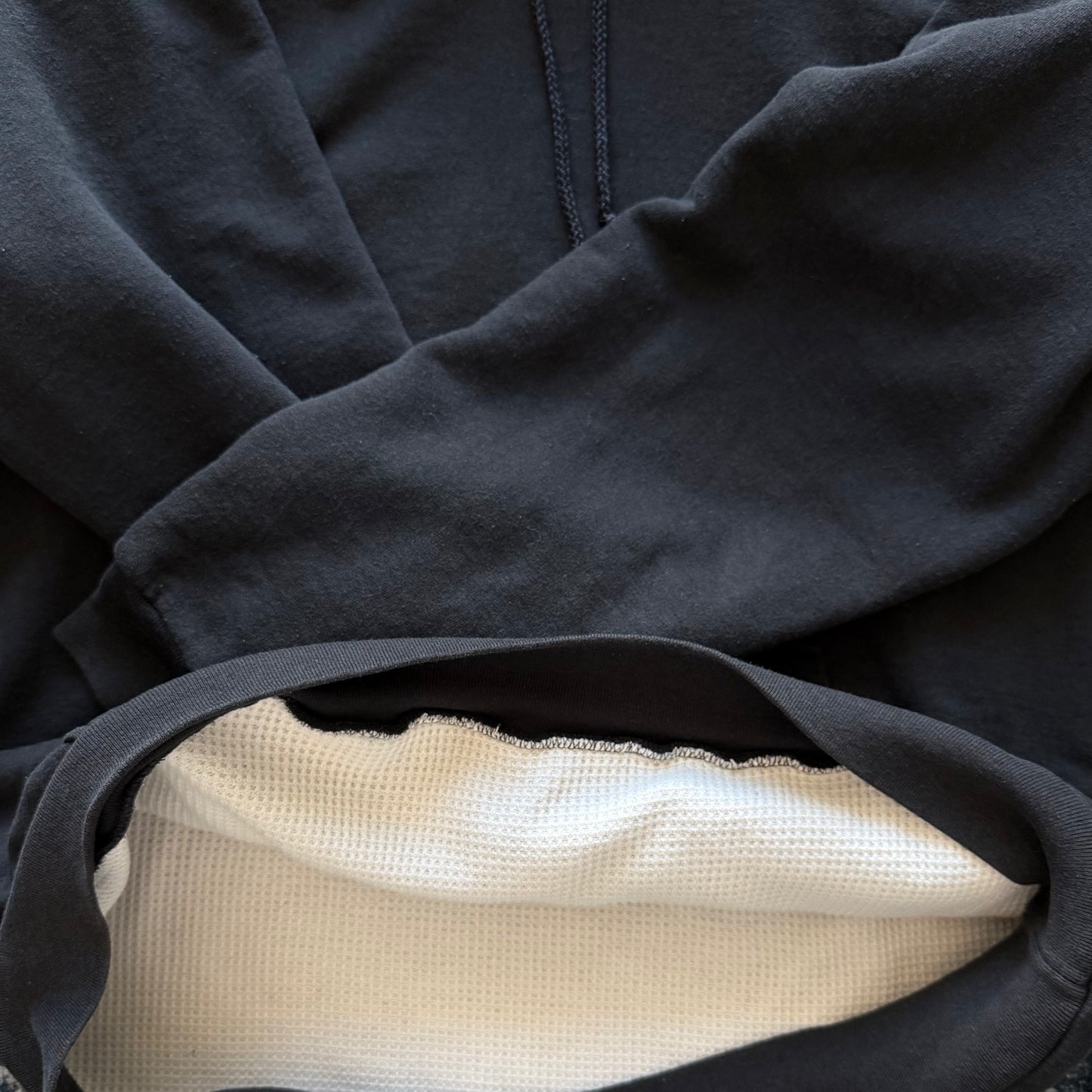 Chrome Hearts Metallic Blue Thermal Lined Pullover Hoodie