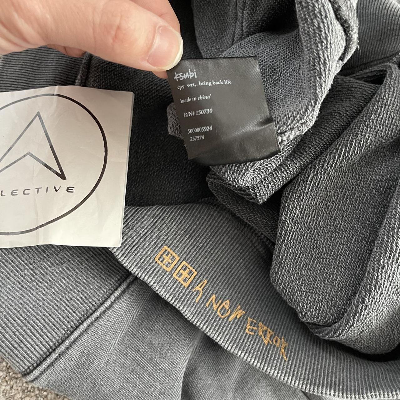 Ksubi “Excess All Areas” Charcoal washed hoodie