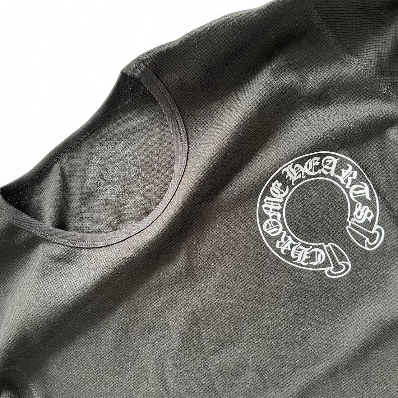 Chrome Hearts Horseshoe Thermal Floral Long Sleeve Black