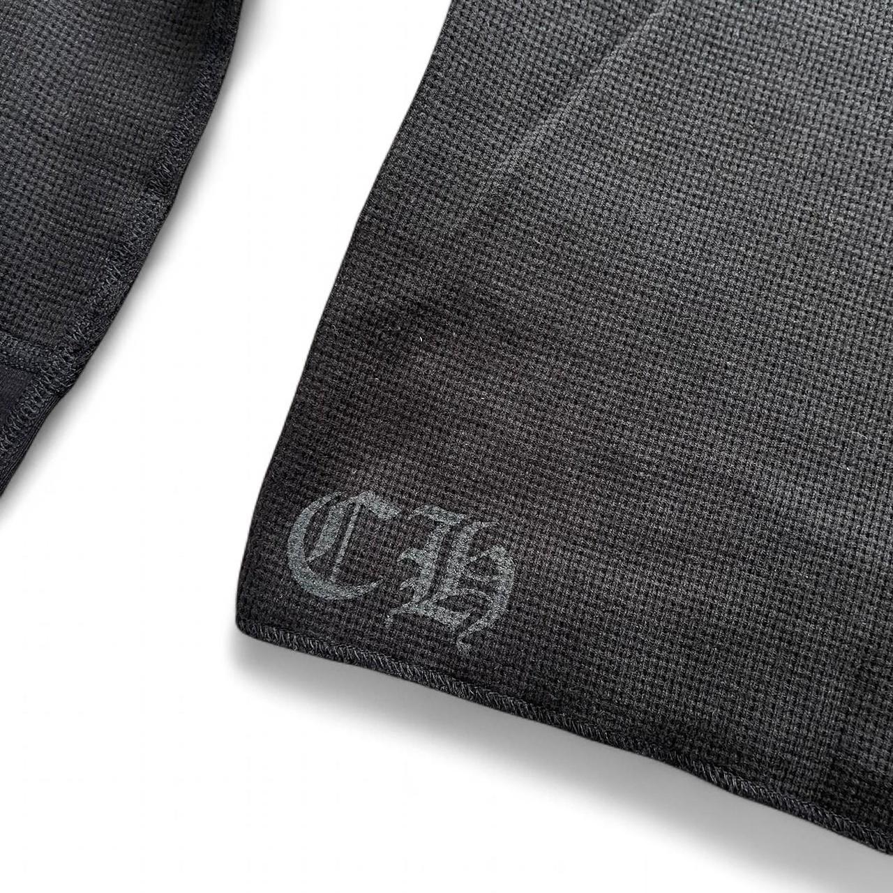 Chrome Hearts Horseshoe Thermal Floral Long Sleeve Black
