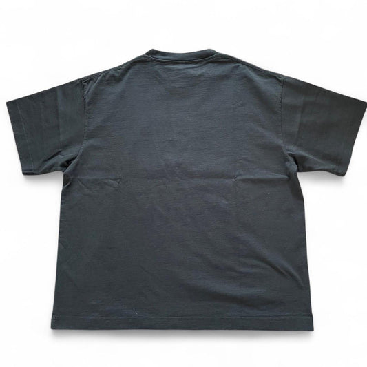 Acne Studios Edlund Logo Wings Faded Black T