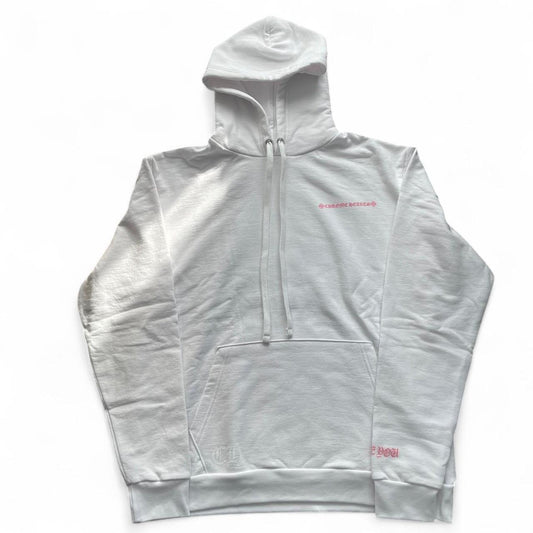 Chrome Hearts Laurie Lynn Stark “Love You” White Pink Hoodie