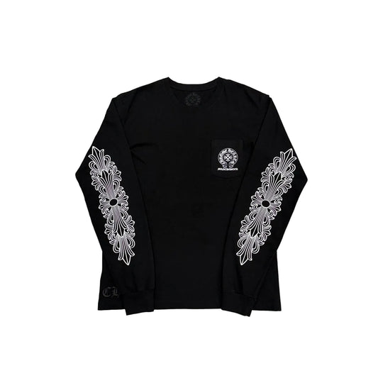 Chrome Hearts Manchester Exclusive Horseshoe Logo Long Sleeve Tee