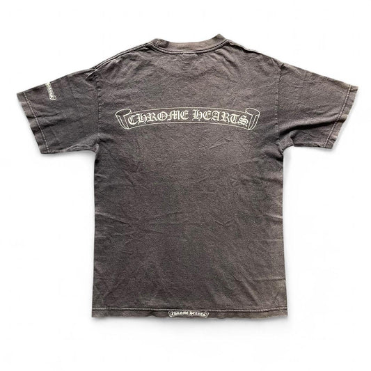 Chrome Hearts Vintage Neck Logo Dagger Pocket T-shirt