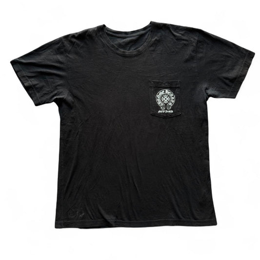 Chrome Hearts New York Exclusive Horseshoe Logo Pocket Tee
