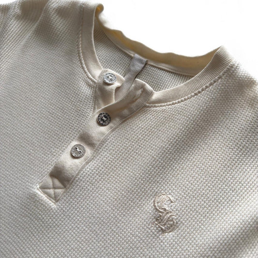 Chrome Hearts Embroidered Wool Waffle Long Sleeve Thermal