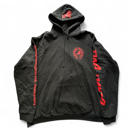 Chrome Hearts Deadly Doll Black and Red Hoodie