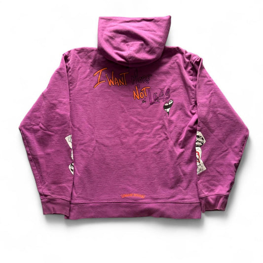 Chrome Hearts Matty Boy Purple More Not Less Hoodie
