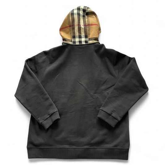 Burberry Check Pattern Zip Up Hoodie