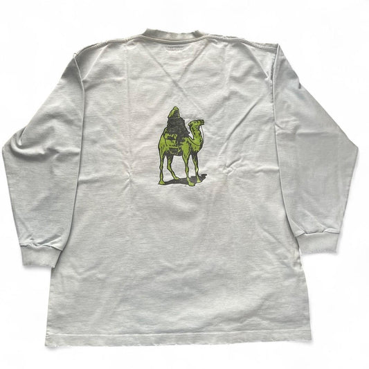 VETEMENTS AW19 SILK ROAD CAMEL LONG SLEEVE TEE