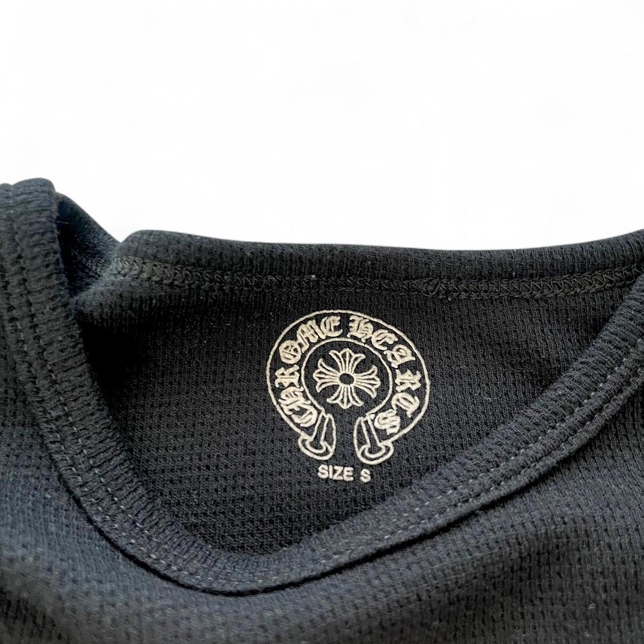 Chrome Hearts Floral Scroll Logo Thermal Long Sleeve Black