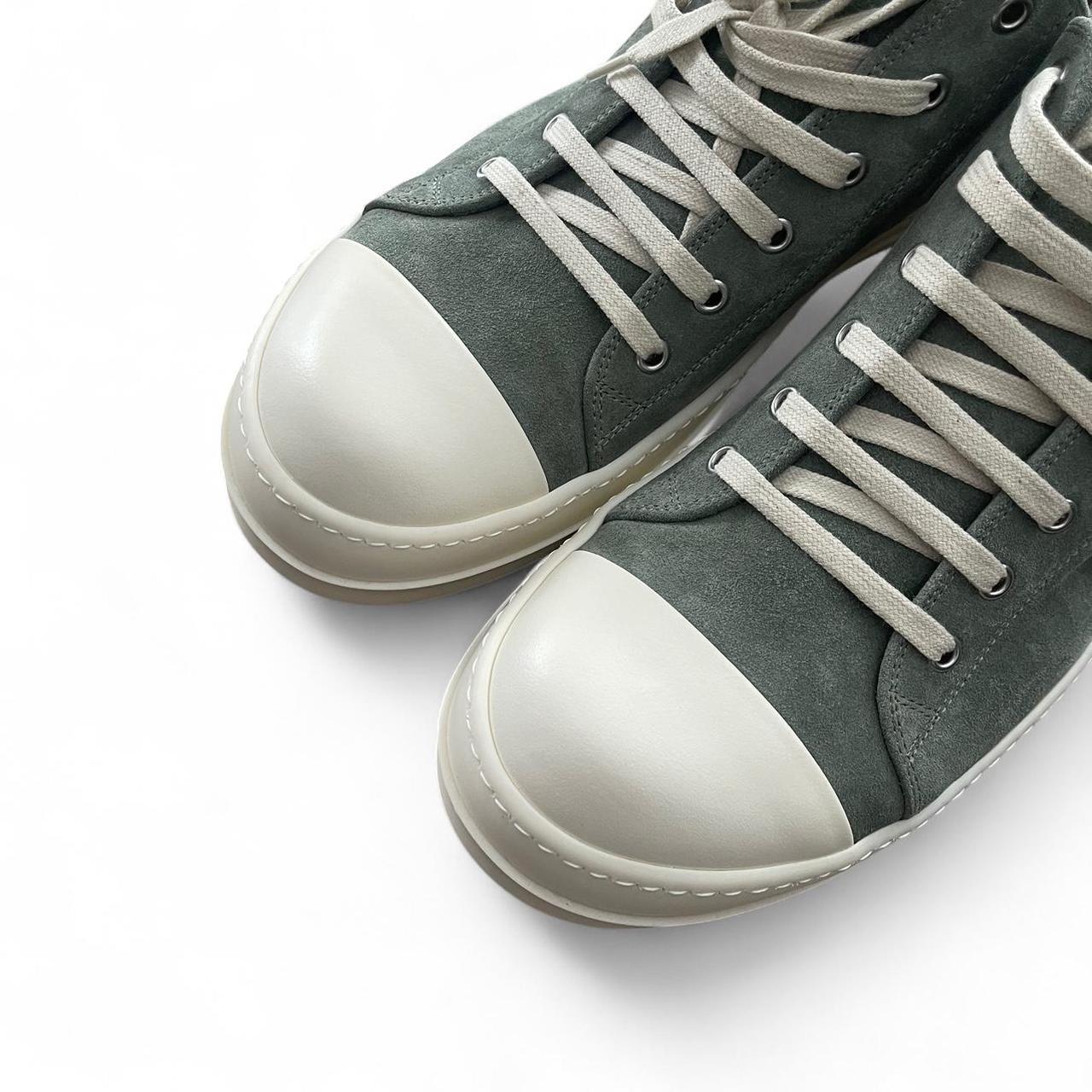 Rick Owen’s Hollywood Khaki Suede Sneakers Ramones