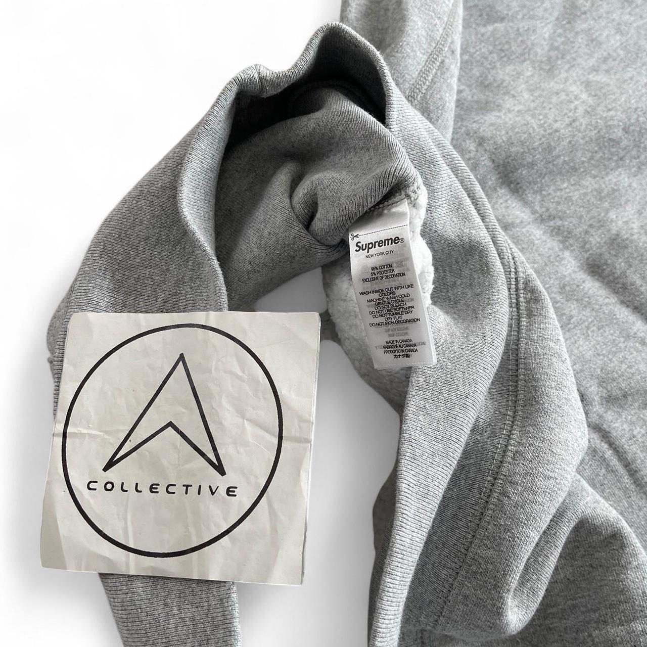 Supreme Arabic Logo Hoodie FW21 Heather Grey