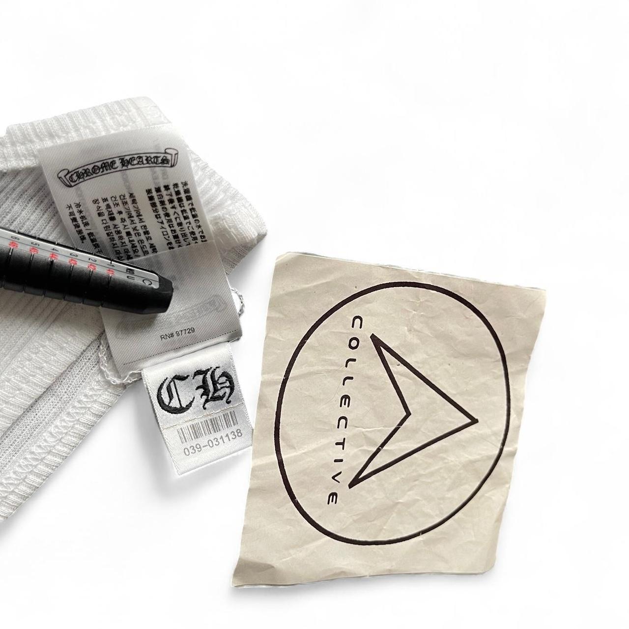 Chrome Hearts White/Pink Rib Tank - Vest