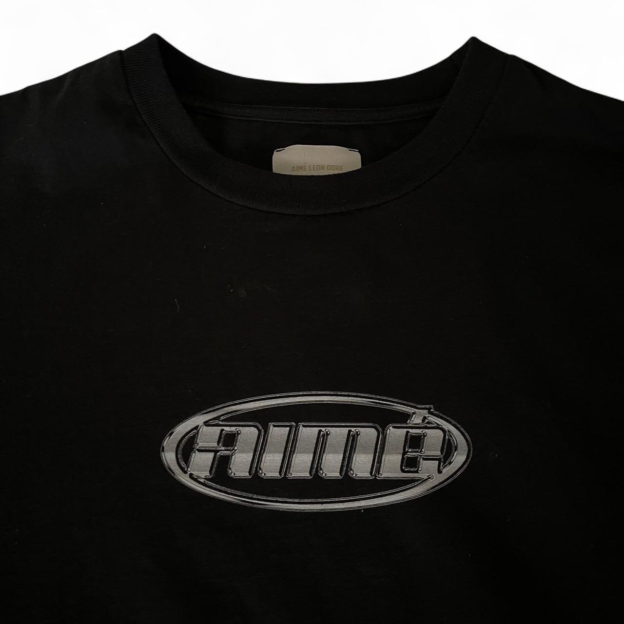 Aime Leon Dore Chrome Logo Tee ‘Jet Black’