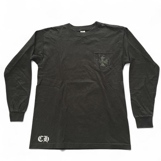 Chrome Hearts Exclusive CH Plus Logo Long Sleeve Tee