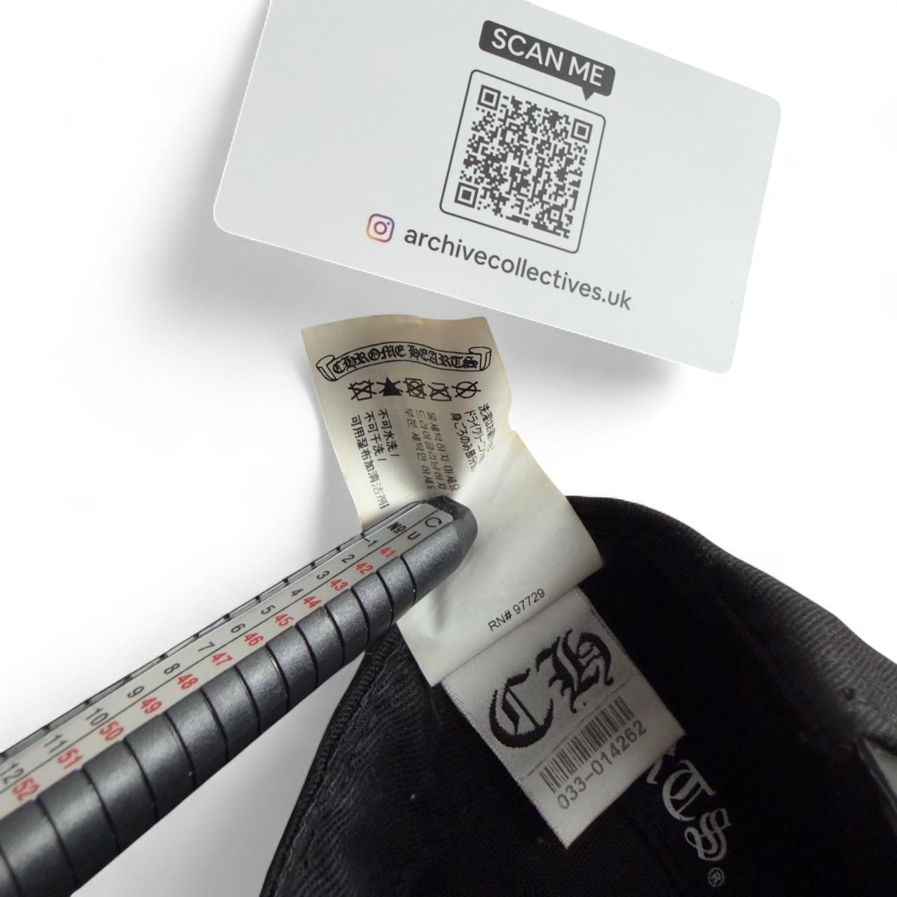 Chrome Hearts CH hat baseball grey / black