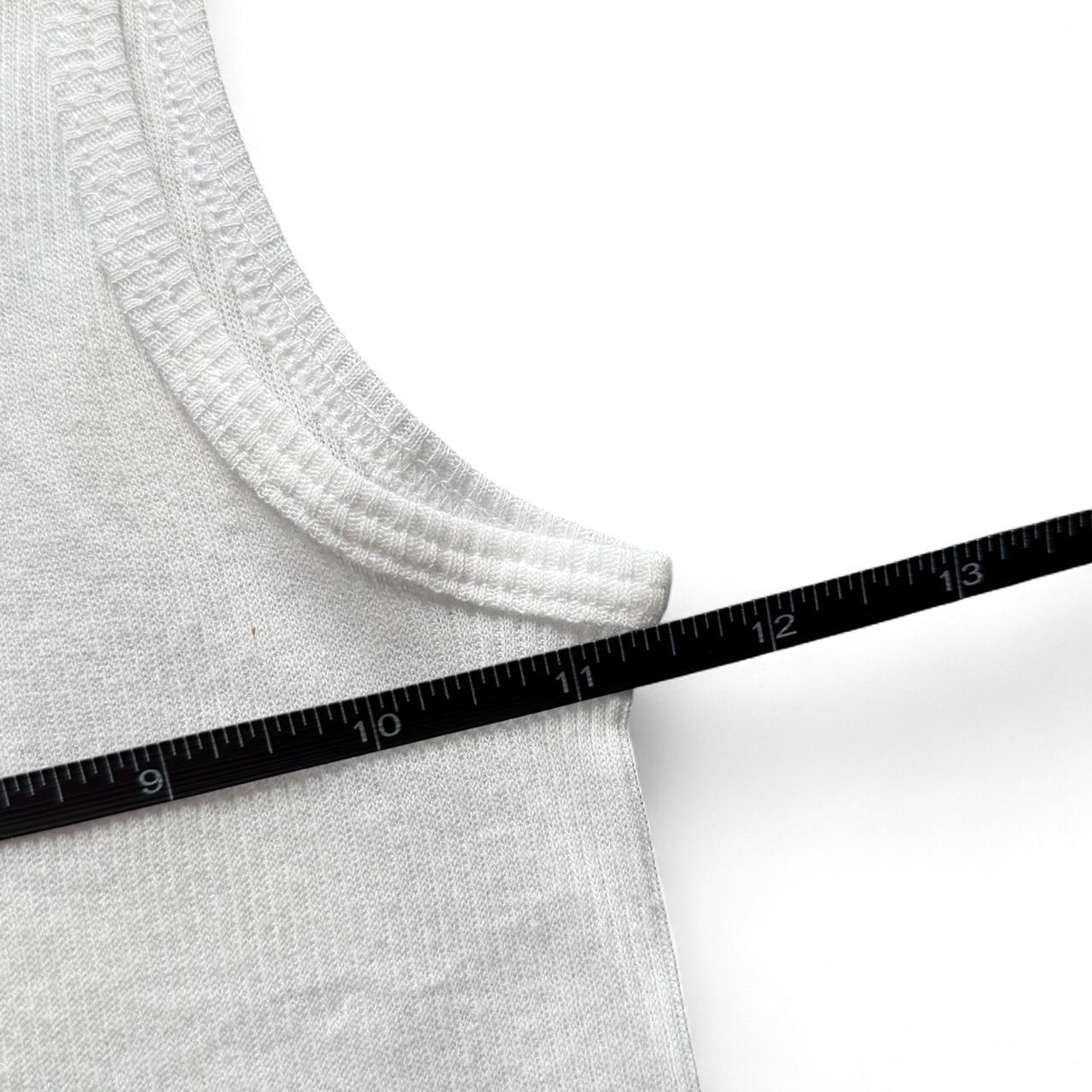 Chrome Hearts Neck Logo Scroll Tank Top White