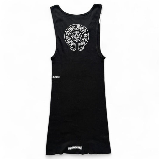 Chrome Hearts Black Horseshoe Womens Tank Top Vest