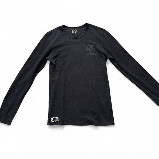 Chrome Hearts Waffle Cross Logo Long Sleeve T