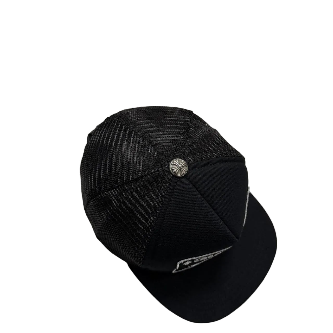 Chrome Hearts FUCK Logo Trucker Black