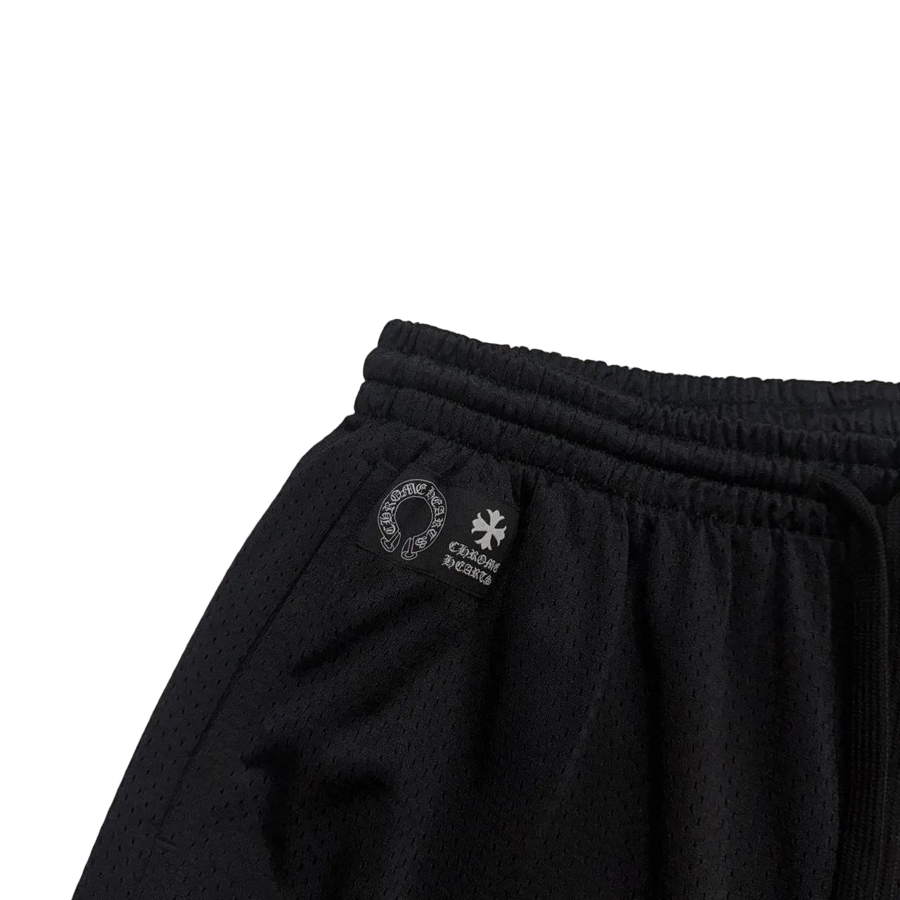 Chrome Hearts Mesh Warm Up Jersey Shorts Black