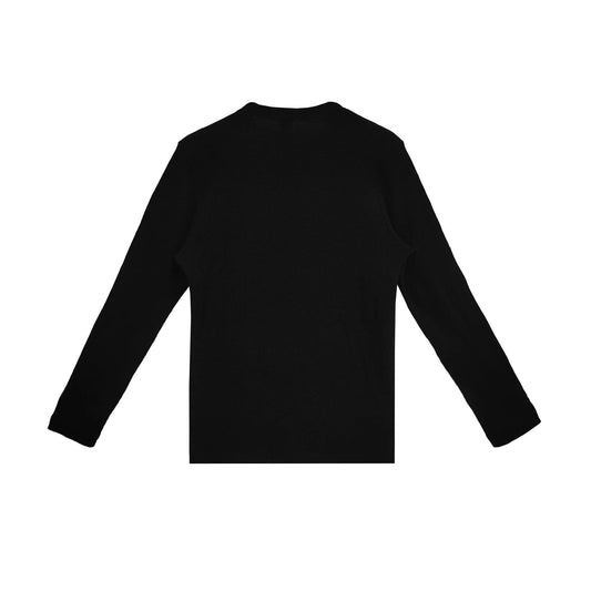 Chrome Hearts CH Letter Waffle Thermal Long Sleeve Tee