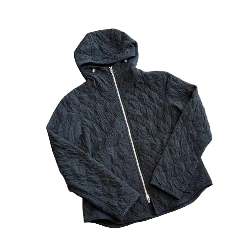 Chrome Hearts Nylon Quilted Zip Dagger Jacket