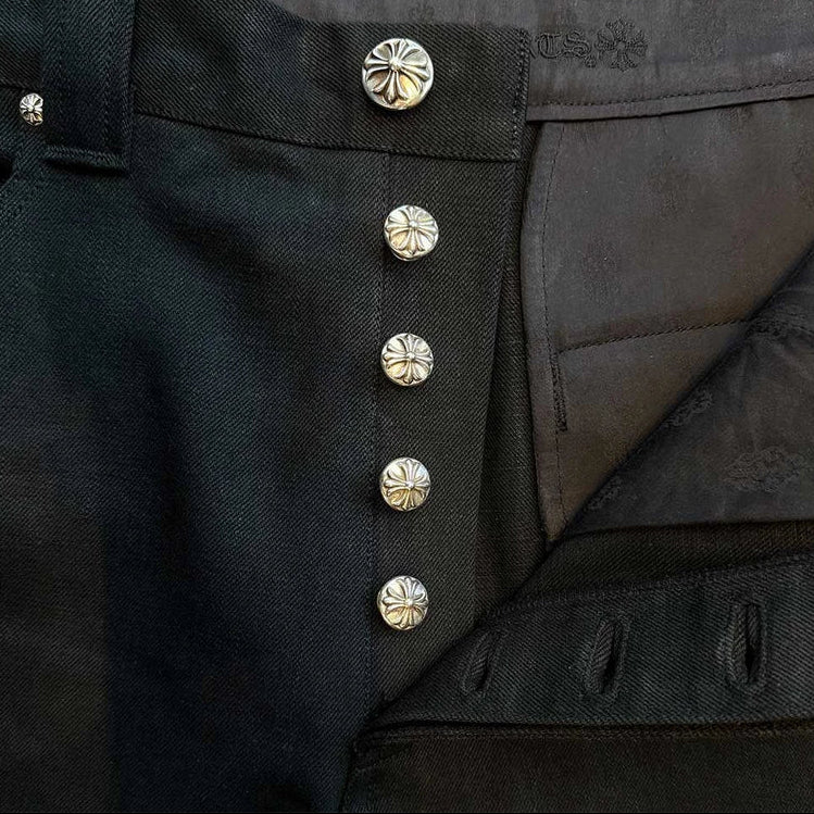 Chrome Hearts Street Sweeper Denim Pants Black
