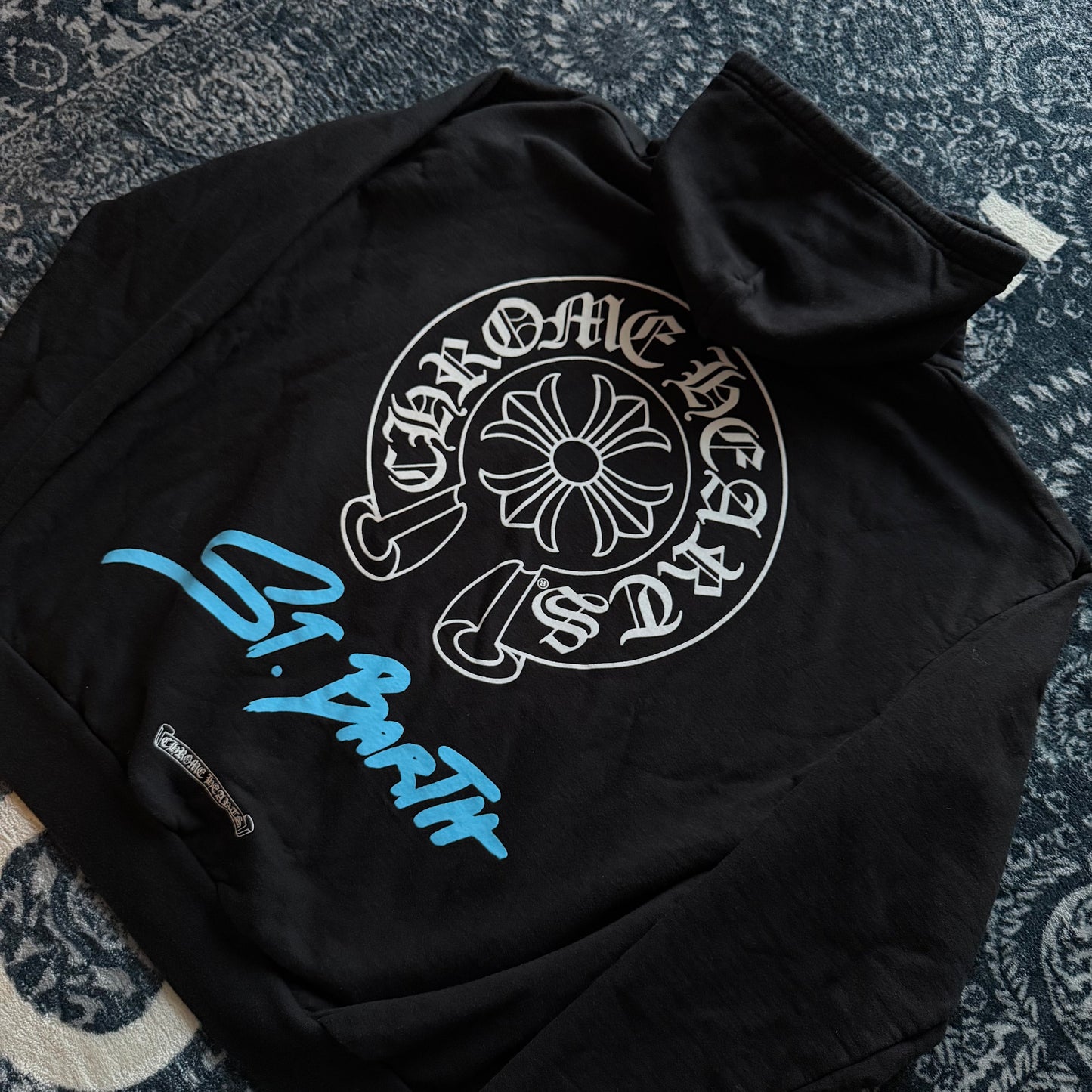 Chrome Hearts St. Barth Horseshoe Logo Zip-Up Hoodie