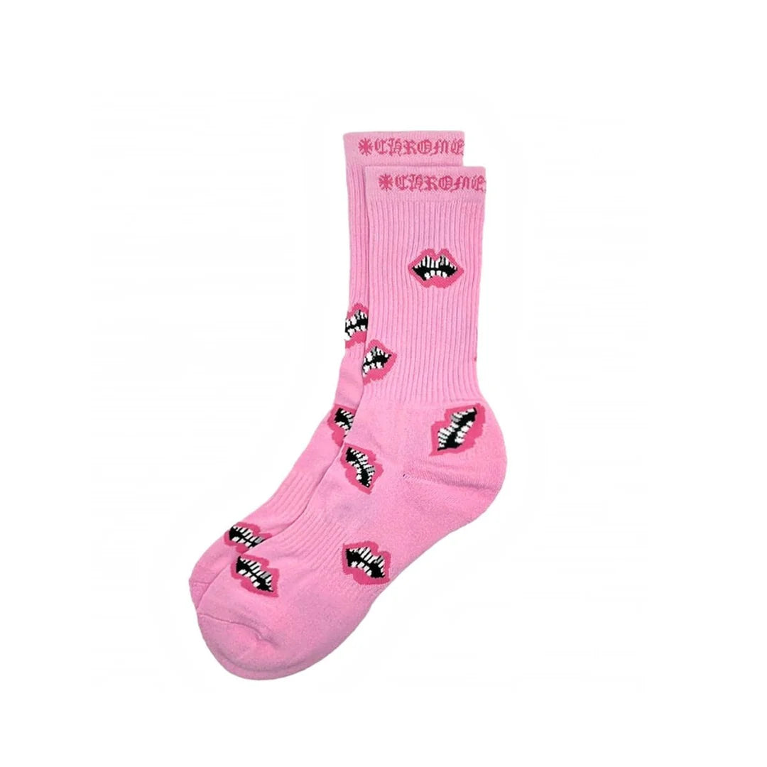 Chrome Hearts x Matty Boy Socks Pink Chomper