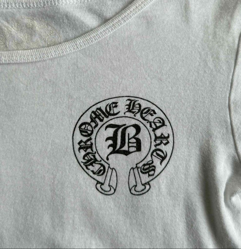Chrome Hearts x Bella Hadid Thermal Baby Tee