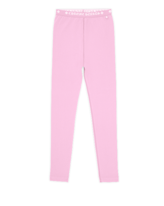 Chrome Hearts Horseshoe Baby Pink Leggings