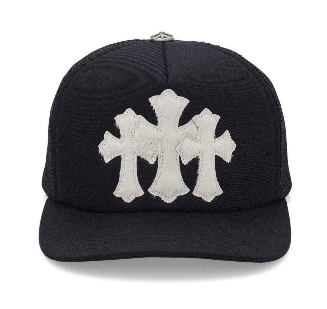 Chrome Hearts Triple Cross Cemetery Hat Mohair