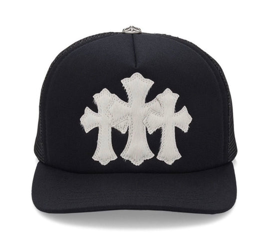 Chrome Hearts Triple Cross Cemetery Hat Mohair
