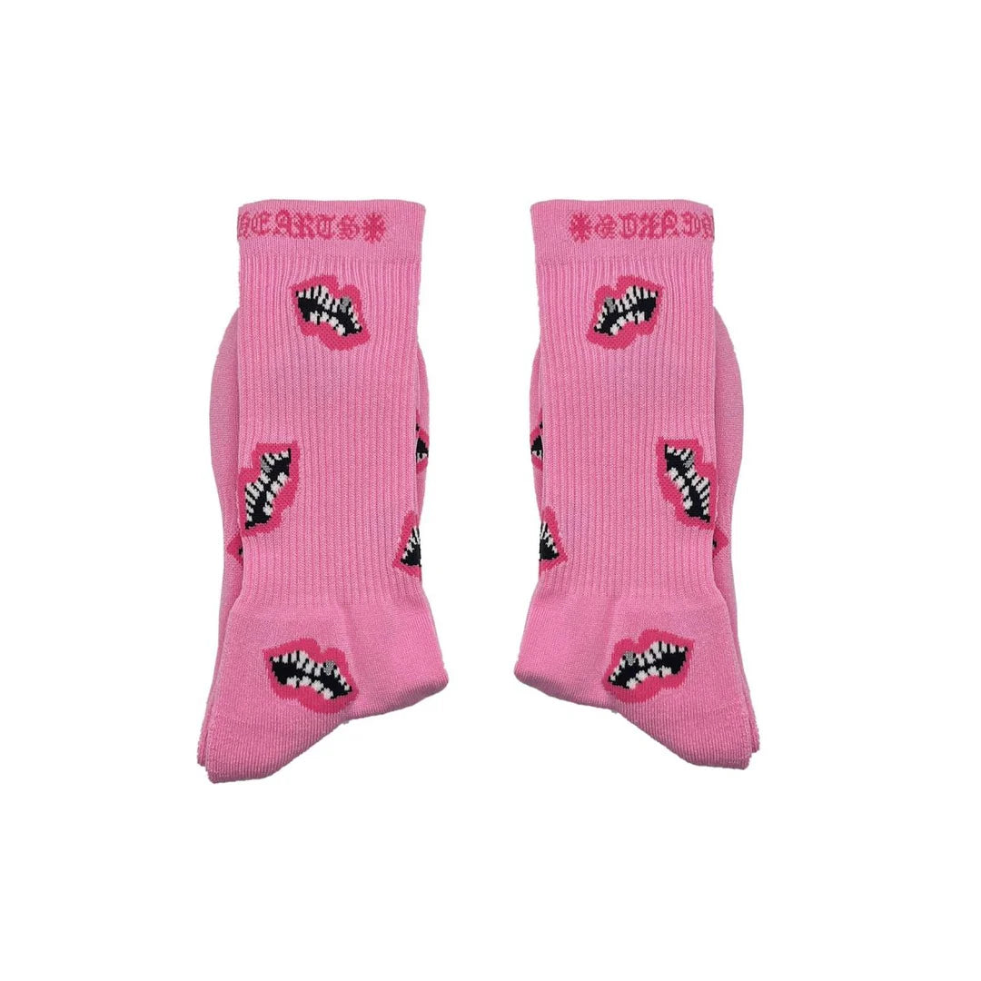 Chrome Hearts x Matty Boy Socks Pink Chomper