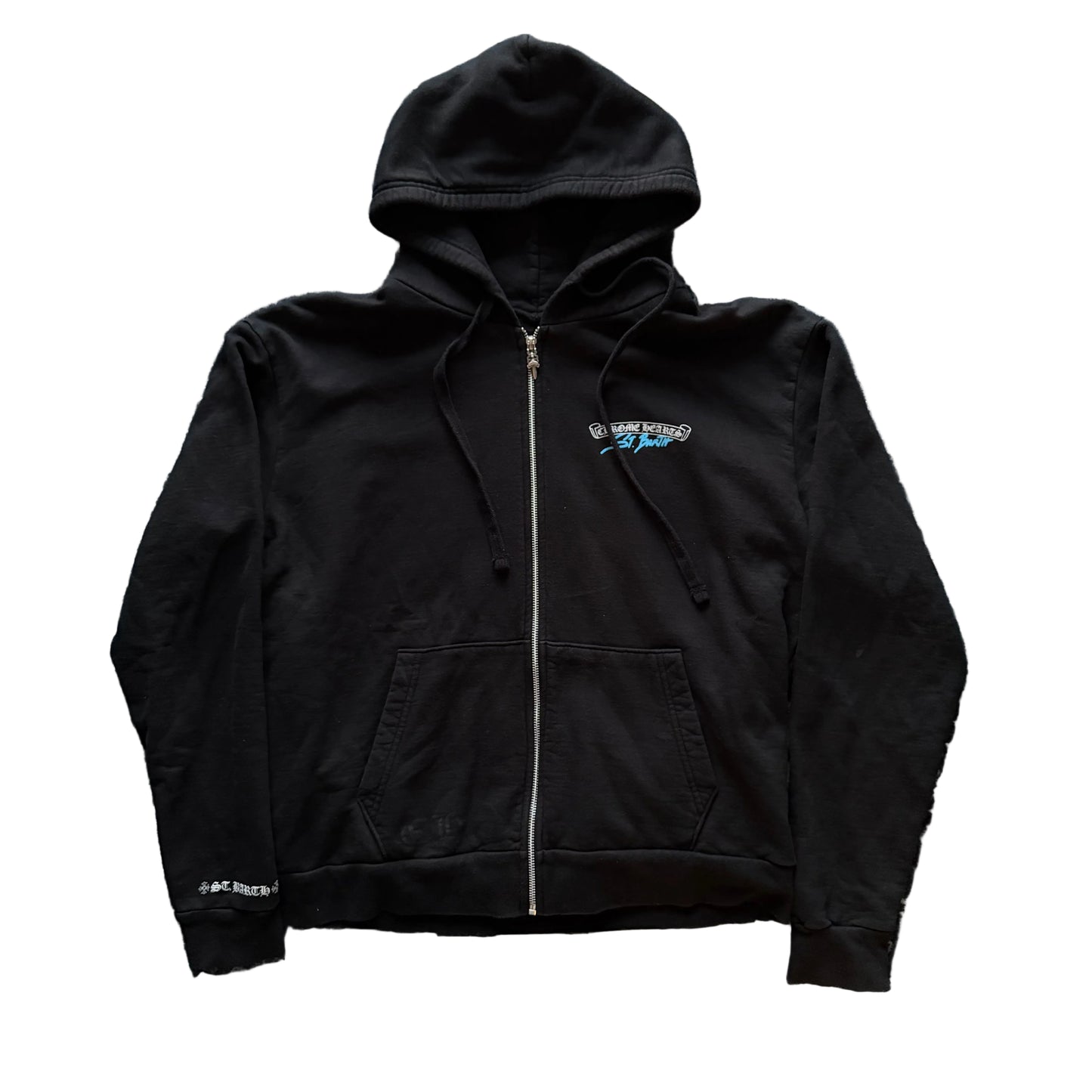 Chrome Hearts St. Barth Horseshoe Logo Zip-Up Hoodie