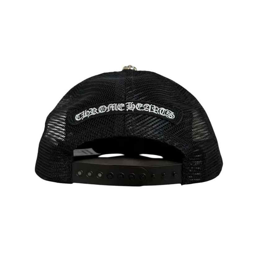 Chrome Hearts Cemetery Leather Red Patch Trucker