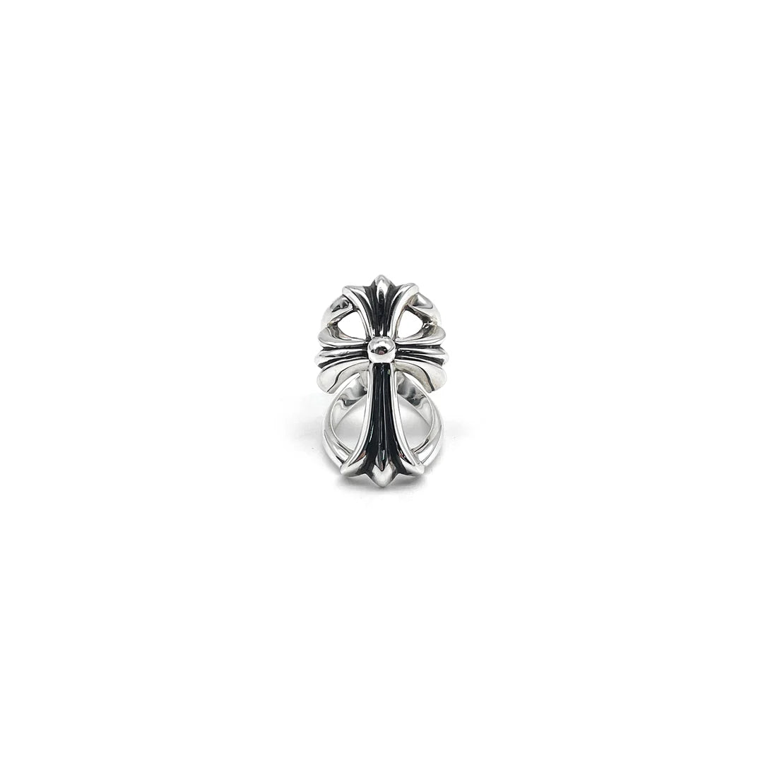 Chrome Hearts Silver Infinity Cross Ring