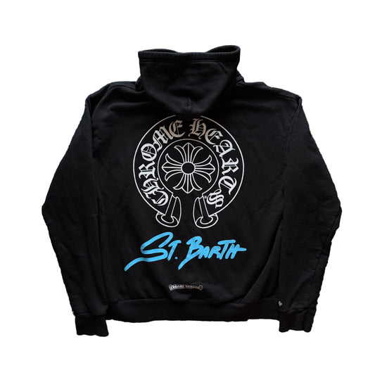 Chrome Hearts St. Barth Horseshoe Logo Zip-Up Hoodie