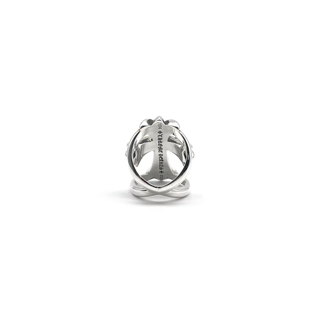 Chrome Hearts Silver Infinity Cross Ring