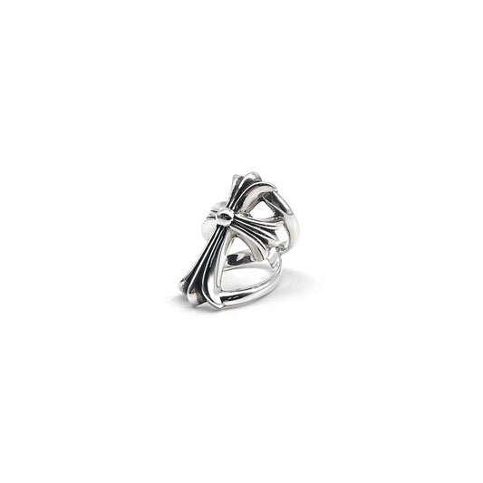 Chrome Hearts Silver Infinity Cross Ring
