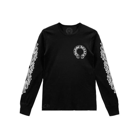 Chrome Hearts Horseshoe Floral Thermal Longsleeve