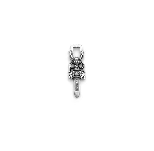 Chrome Hearts Silver Dagger Pendant