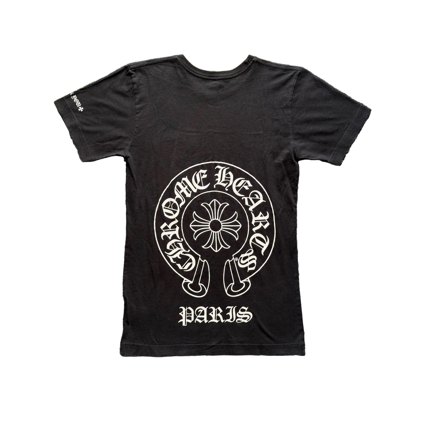 Chrome Hearts Horseshoe Pocket Paris Exclusive Tee