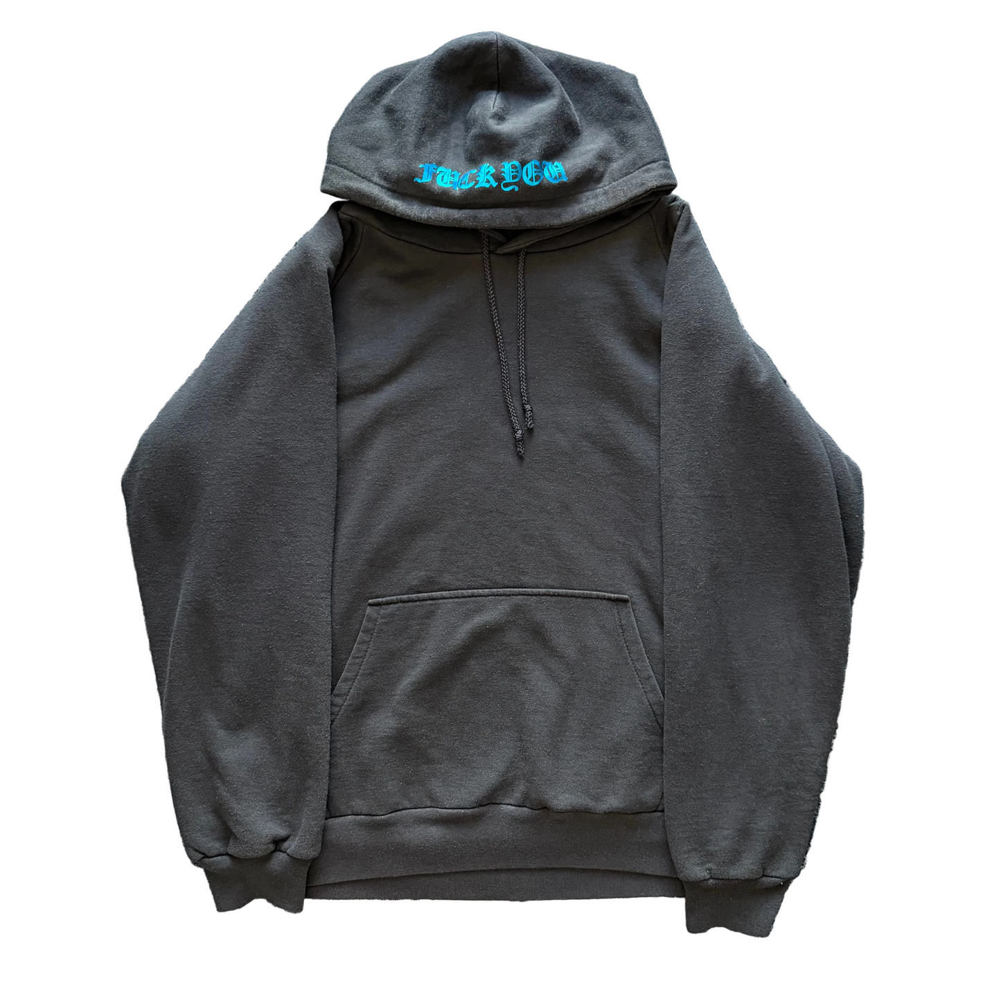 Chrome Hearts Metallic Blue Thermal Lined Pullover Hoodie