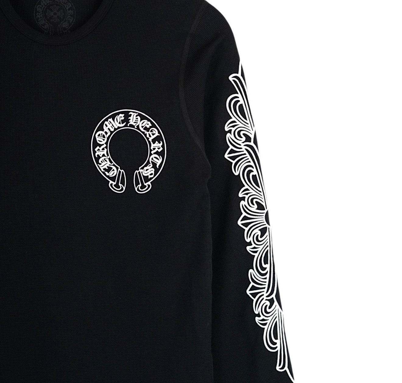 Chrome Hearts Horseshoe Floral Thermal Longsleeve