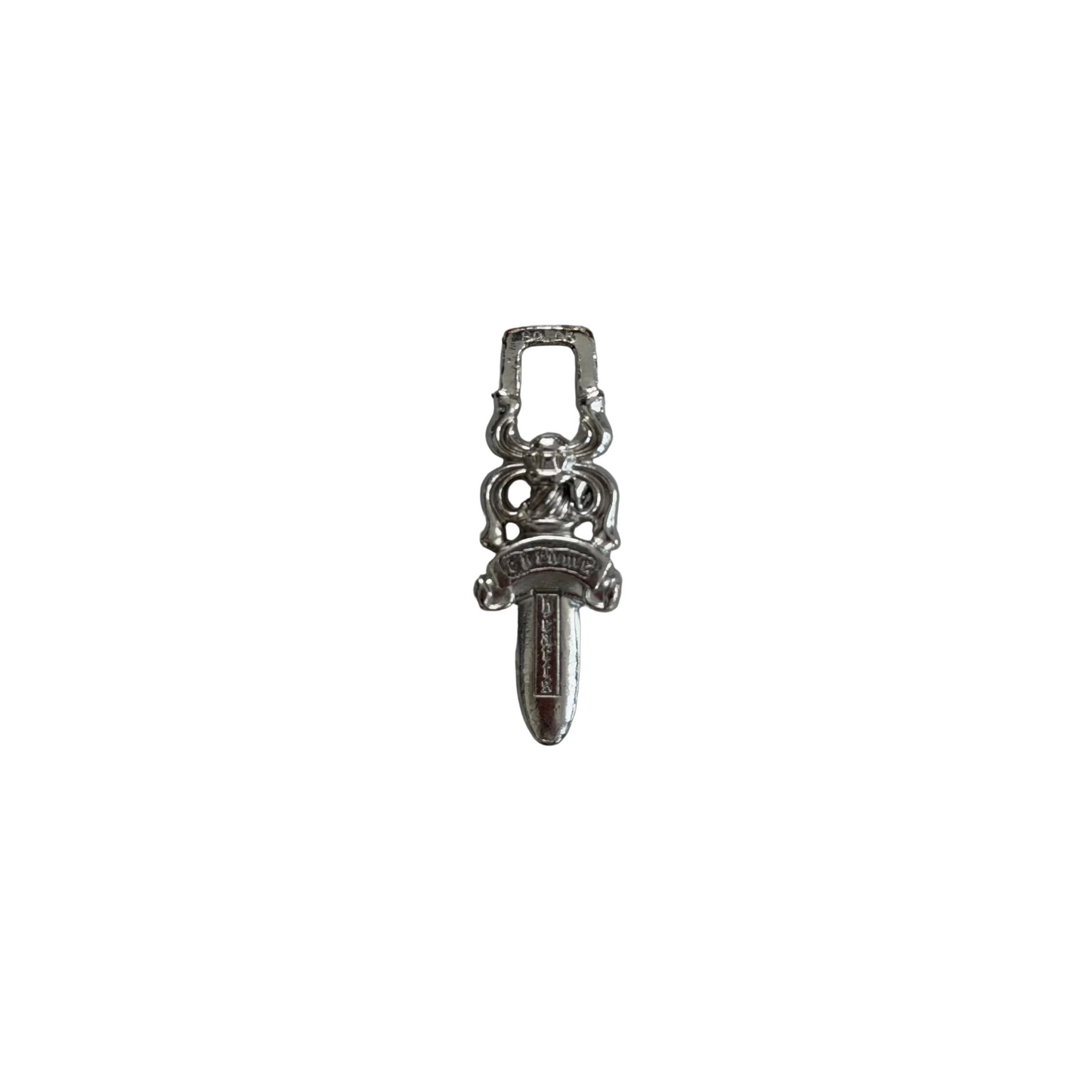 Chrome Hearts Rhodium Dagger Pendant