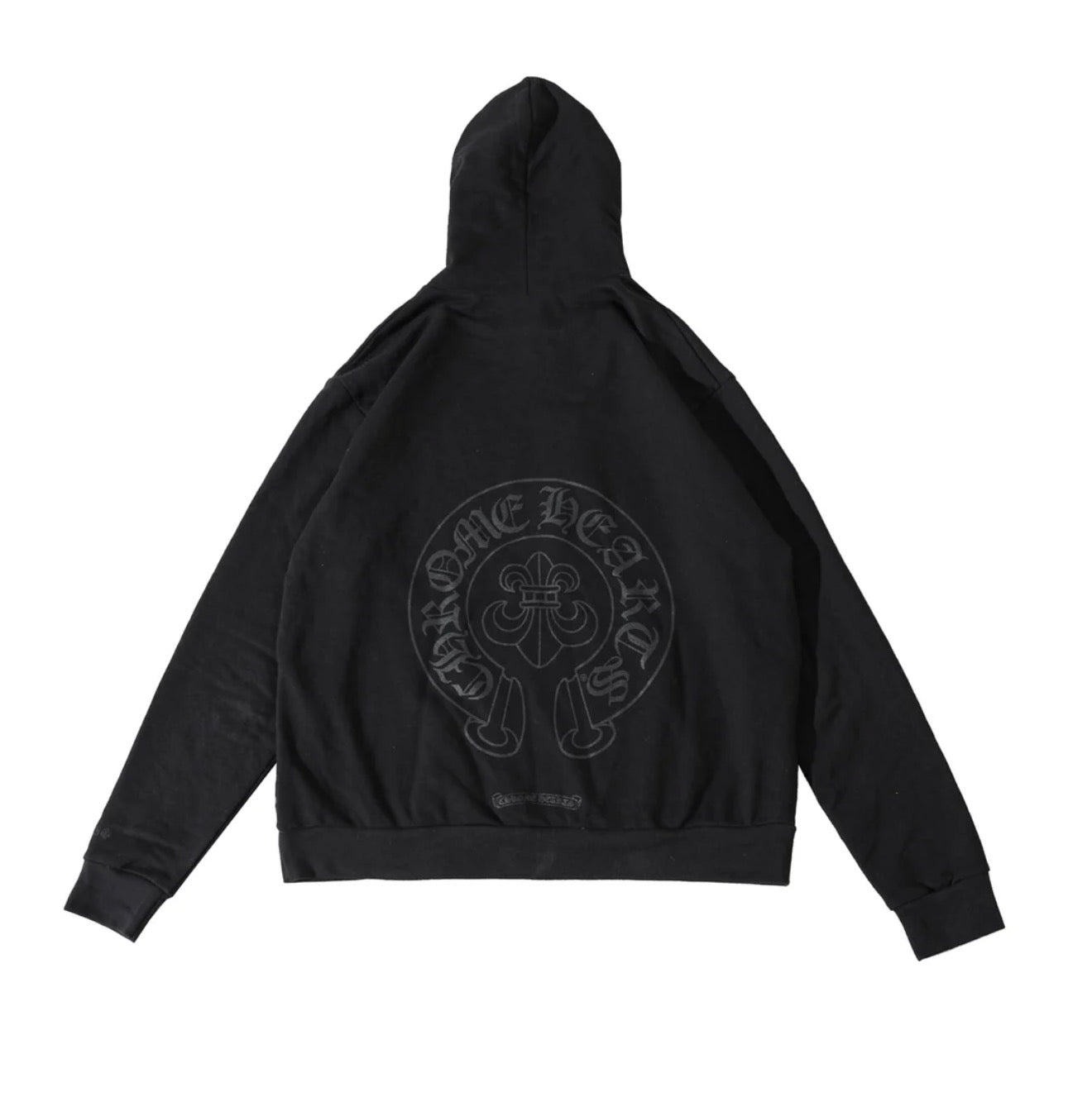 Chrome Hearts Cannes Exclusive Fleur De Lis Horseshoe Black Pullover Hoodie